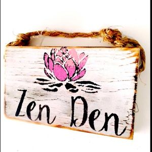 Sea Gypsy Artisan Zen Den Wall Sign Plaque